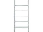 Fachbodenregal FBR 2200, Grundregal, 5 Böden, 1055 x 500 mm