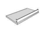 Vorsatzleiste für Regalsystem R 3000/4000, B 1283 x H 40 mm