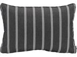 Dekokissen H.O.C.K. "New England", schwarz (schwarz, gestreift), B:60cm H:10cm L:40cm, Kunstfaser, Dekokissen_Sitzkissen_Kissenhüllen, mit Streifen, Kissenhülle mit Füllung, 1 Stück