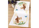 Stickläufer "Katze & Schmetterling"