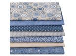 Patchwork- und Quiltpaket "Mandala Marokko", blau-color