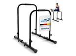 ArtSport Dip Barren - Dip Station bis 500 kg - Liegestützgriffe - verstellbar - Push Up Bar Schwarz