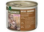 REAL NATURE WILDERNESS Nassfutter Katze, Kitten Wide Savannah, Lamm und Wildschwein 24x200 g