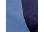 Alpenfleece "Bicolor", jeansblau-melange/dunkelblau