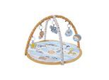 Chipolino Spielbogen Tiere, Musikfunktion, 5 Hängespielzeuge, Krabbeldecke beige