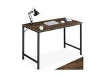 tectake® Schreibtisch, Industrial Style, große Beinfreiheit, Höhe 75,5 cm