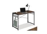 tectake® Schreibtisch, Industrial Style, klappbar, mit seitlichen Gitterflächen und 8 Haken, 102 x 51 x 77 cm