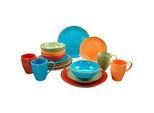 Creatable Kombiservice , Multicolor , Keramik , 16-teilig , 300 ml , 31.5x33x34 cm , Geschirr, Geschirrsets, Kombiservice