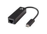 V7 - Netzwerkadapter - USB-C - 1GbE - Schwarz