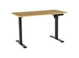 Schreibtisch Emil II Schwarz/Eiche Artisan
