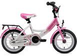 Kinderfahrrad BIKESTAR "Classic" Gr. 23, rosa (pink, weiß), Fahrräder, Kinder, 23cm, 12 Zoll (30,48cm)