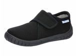 Hausschuh LICO "Hausschuh Cookie Boy", Mädchen, Gr. 24, schwarz, Synthetik, Schuhe Hausschuh