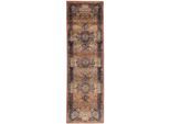 Teppich THEKO "Gabiro 856", rosa (roségoldfarben), B:80cm H:10mm L:300cm, Kunstfaser, Teppiche, Teppich, Kurzflor, Orient-Optik, auch als Läufer, Wohnzimmer