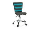 hjh OFFICE Kinderdrehstuhl KIDDY COMFORT I Netzstoff ohne Armlehnen