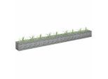 vidaXL Gabionen-Hochbeet Verzinkter Stahl 360×30×30 cm