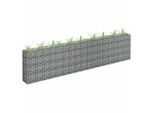 vidaXL Gabionen-Hochbeet Verzinkter Stahl 360×30×90 cm