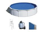 Gre Fidji Rund Ø350 x 120 cm - Oberirdischer Stahlpool
