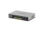 NETGEAR Easy Smart GS105EP - Switch - L3 - Smart - 1 x 10/100/1000 + 4 x 10/100/1000 (PoE+) - Desktop, wandmontierbar