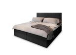 MASSENO Boxbett mit Bettkasten Pisa ¦ schwarz ¦ Maße (cm): B: 180 H: 98