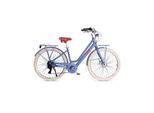 Via Veneto Elektro-Citybike 28 Zoll LETOULE "Modé Hybrid" Lady, Blu
