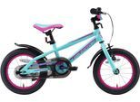 Kinderfahrrad BIKESTAR "Urban Jungle" Gr. 20, blau (türkis, beere), Fahrräder, Kinder, 20cm, 14 Zoll (35,56cm)