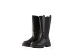 TOM TAILOR Damen Gefütterte Stiefel, schwarz, Uni, Gr. 40