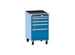 Lista Schubladenschrank mobil 27x36E (BxTxH) 564x725x990mm KEY Lock R5012 (14.374.010)