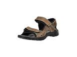 Sandale ROHDE "Rohde Sandalen Nubukleder", Herren, Gr. 42, braun (mocca), Nubukleder, Schuhe Sandale