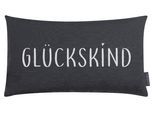 Kissen GLÜCKSKIND anthrazit