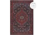 Teppich FLAIR RUGS "Medallion", rot, B:152cm H:4mm L:230cm, Kunstfaser, Teppiche, Teppich, Waschbar Traditioneller Teppich