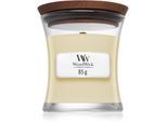 Woodwick White Teak geurkaars met een houten lont 85 g