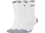 Nike Unisex Everyday Max Cushioned Training Crew Socks (3 Pairs) weiß