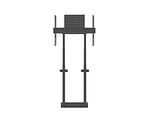 Monitorständer Neomounts by Newstar WL55-875BL MOVE Lift, Wandmontage, für 1 Display bis 100"/110 kg, höhenverstellbar, Kabelkanal, Hardwarefach, schwarz