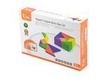Spielbausteine VIGA HOLZSPIELZEUG "Magnetic Tangram", Kinder, bunt (mehrfarbig), Spielbausteine Spielbausteine