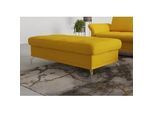Polsterhocker INOSIGN "Palm Beach", braun (messing), B:133cm H:47cm T:72cm, 98%Polyester, 2%Polyamid, Hocker, passend zur Polsterserie "Palm Beach", B/T/H: 133/72/47