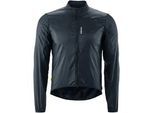 Fahrradjacke GONSO "Road Jacket Wind M", Herren, Gr. XXXL, blau (nachtblau), 100% Polyester, Rundhals, Langarm, Jacken, Herren Radjacke, atmungsaktive Rennrad-Windjacke, Funktionsjacke