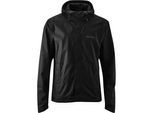 Fahrradjacke GONSO "Save Light", Herren, Gr. L, schwarz, 100% Polyester, Jacken, Herren Regenjacke wind- und wasserdicht, Radjacke mit Kapuze