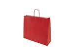 ratioform Papiertragetasche FRESH, rot, LxBxH 420 x 130 x 370 mm, 110 g/m², VE 150 Stk