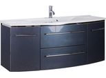 Waschtisch SAPHIR "3040", grau (anthrazit, anthrazit), B:122cm H:90cm T:48cm, Waschtische, Waschtisch, Breite 122 cm