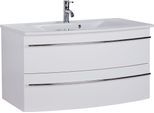 Waschtisch SAPHIR "3040", weiß (weiß, weiß), B:91cm H:90cm T:51cm, Waschtische, Waschtisch, Breite 91 cm