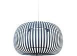 Deckenleuchte ESTENO, Ø 600 mm, blau, Textil/PVC, E27, meet by Paperflow