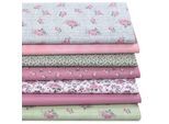 Patchwork- und Quiltpaket "Rosentraum", rosa-color