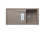 Blanco Sona 6 S Spüle 519687 100 x 50 cm, PuraDur tartufo, reversibel, mit Schale, ohne Ablauffernbedienung