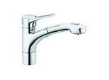 Kludi MX Küchenarmatur 399420562 chrom, Niederdruck, ausziehbare Brause