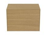 Ideal Standard Conca Waschtisch-Unterschrank T4322Y6 ohne Ausschnitt, 2 Auszüge, 80x50,5x55 cm, Eiche hell Furnier