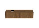 Ideal Standard Conca Waschtisch-Unterschrank T3983Y5 mit Ausschnitt, 2 Auszüge, 160x50,5x37 cm, Walnuss dunkel Furnier
