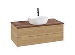 Villeroy & Boch Antao Waschtischunterschrank 1000x360x500mm L20052HN mit Beleuchtung FK/AP: HN/2