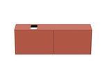 Ideal Standard Conca Waschtisch-Unterschrank T3995Y3 mit Ausschnitt, 2 Auszüge, 160 x 37 x 55 cm, Sunset matt lackiert