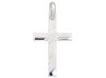 Kreuzanhänger JOBO "Anhänger Kreuz", silber (silber 925), Schmuckanhänger, Damen, Silber 925 (Sterlingsilber), 925 Silber