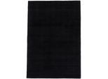 Teppich CARPETFINE "Ava Viskoseteppich", schwarz, B:120cm H:13mm L:170cm, Viskose, Teppiche, Teppich, Seidenoptik, leichter Glanz, auch als Läufer erhältlich